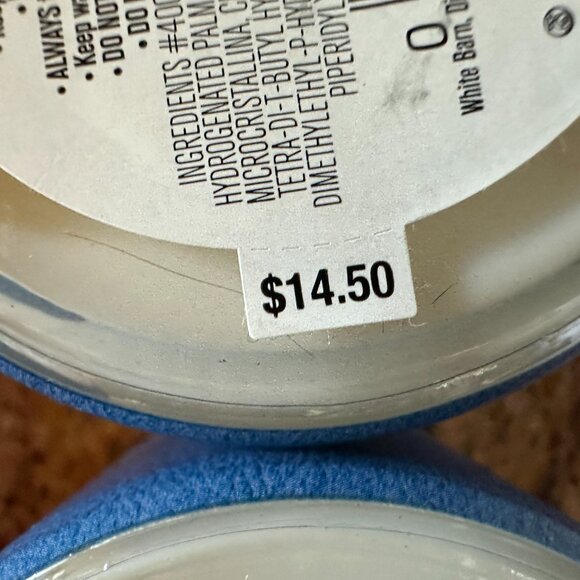 NWT Lot of 3 White Barn Midnight Snow 1-Wick 7 oz Essential Oils Scented Candles - Picture 3 of 4